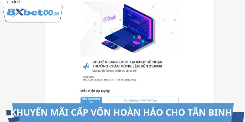 Yên tâm không lo rủi ro với khuyến mãi cho tân binh